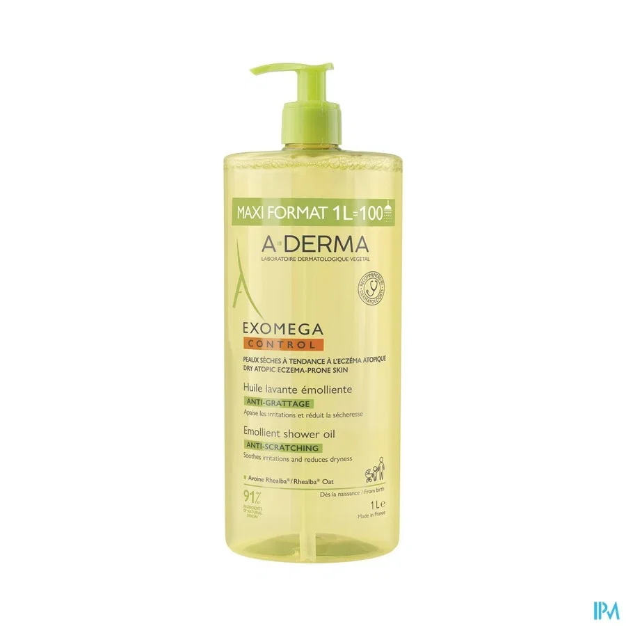 Image of A-Derma Exomega Control Emolierende Wasolie – 1L