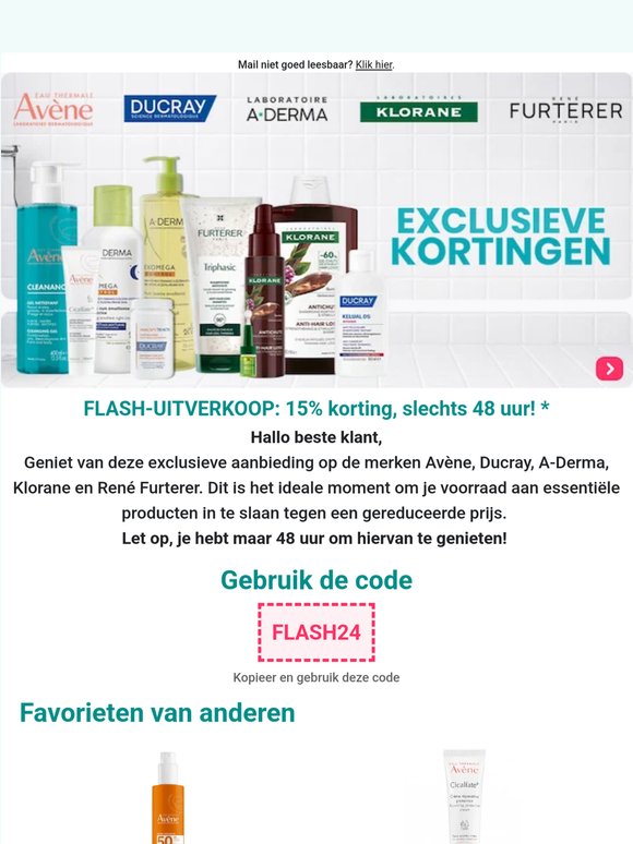 15% extra korting op je favoriete merken 🤩