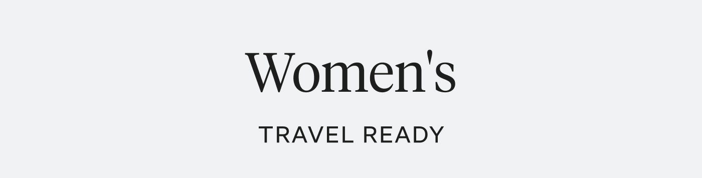 Women's Travel Ready