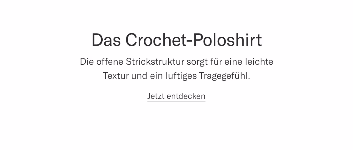 Crochet polos