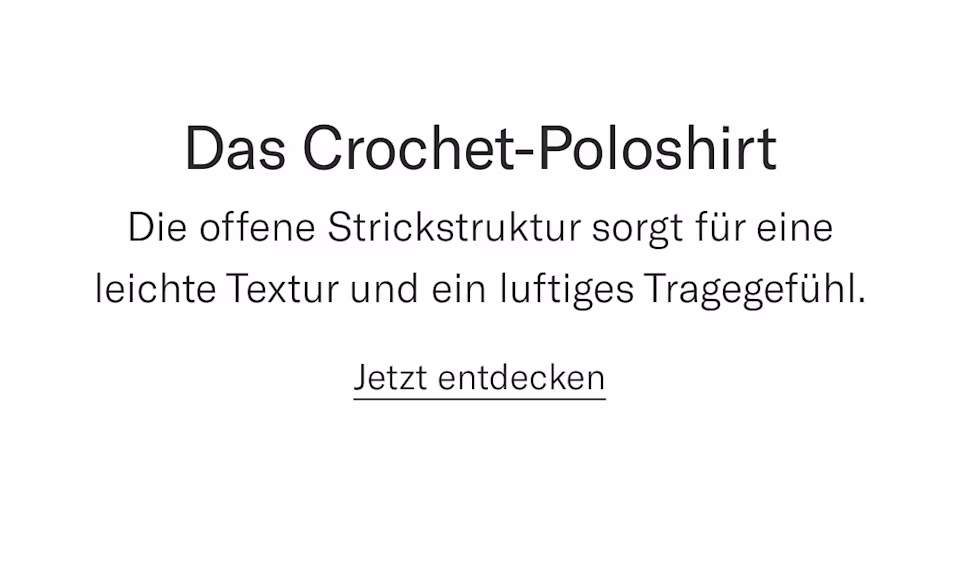 Crochet polos