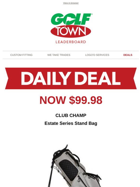 Today's Daily Deal from Golf Town!