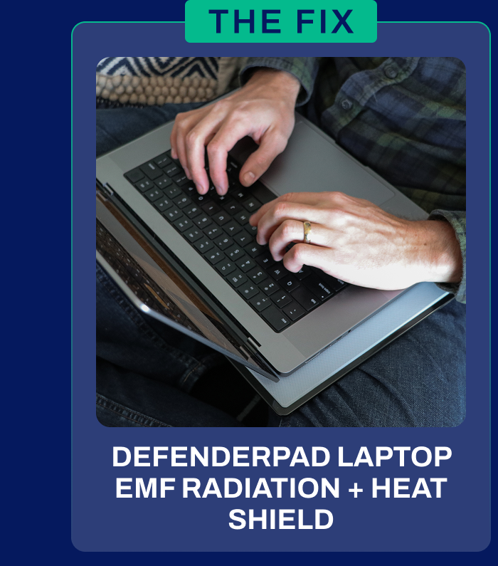 DEFENDERPAD LAPTOP EMF RADIATION + HEAT SHIELD
