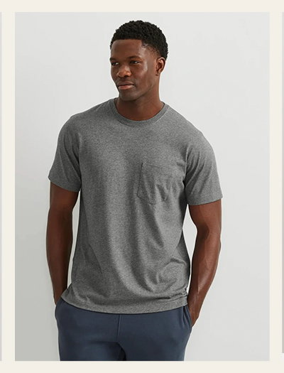 Men's Legend Wash 100% Cotton Short-Sleeve Pocket T-Shirt
