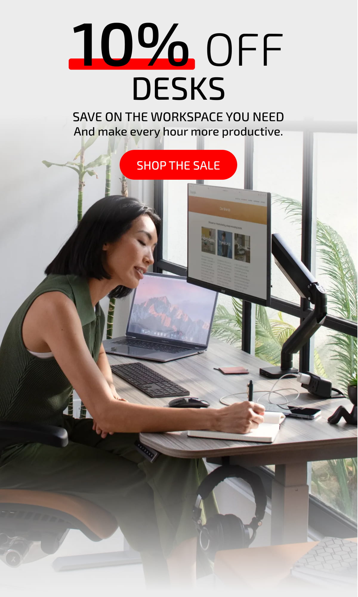10% Off Desks | Save on the workspace you need And make every hour more productive. Shop The Sale