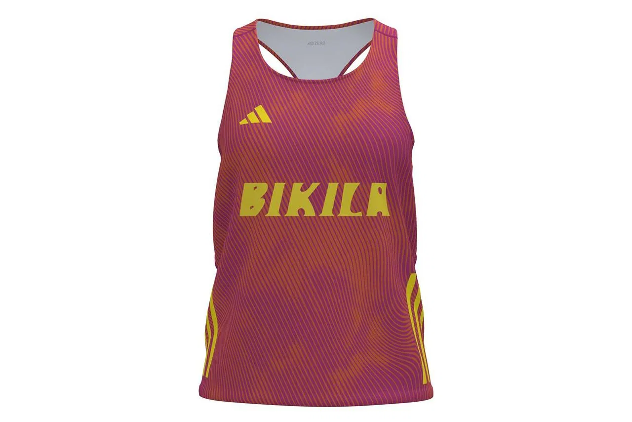 Image of ADIDAS BIKILA TEAM SINGLET MUJER