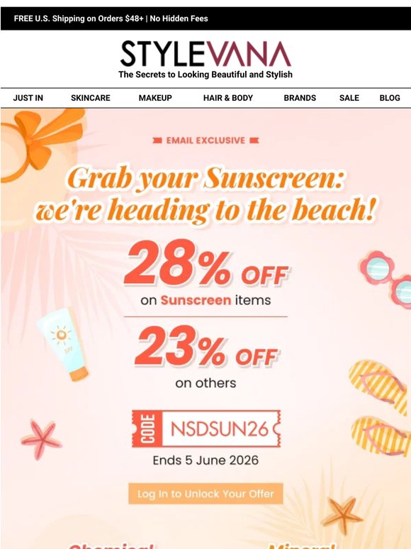🌞 Sale Live: Physical or Chemical Sunscreen?