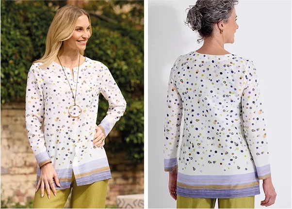 Sublimely Smooth Cotton-Silk Tunic