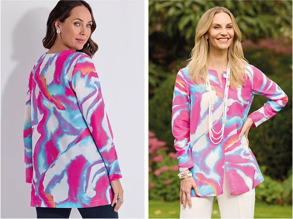 Luxury Cotton-Silk Tunic