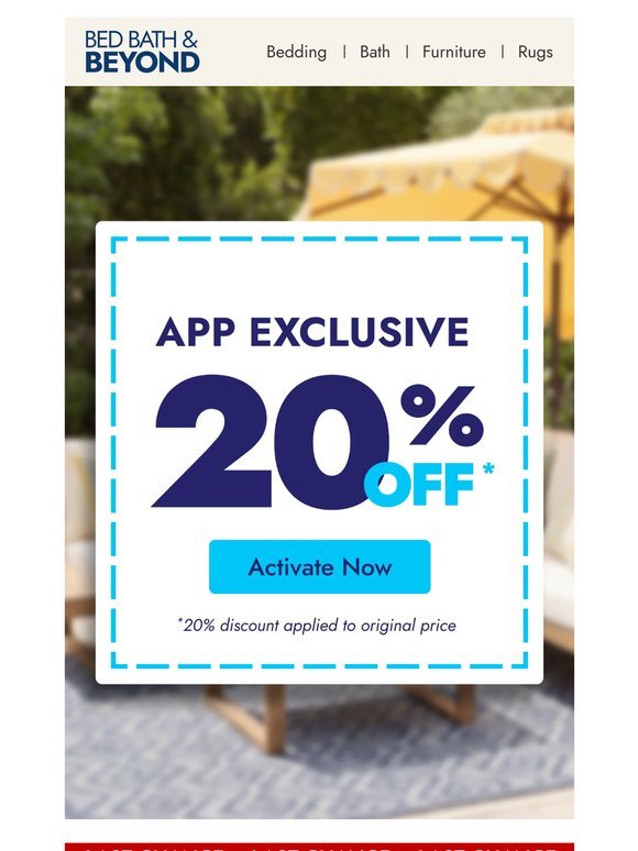 The savings continue—now 20% off*