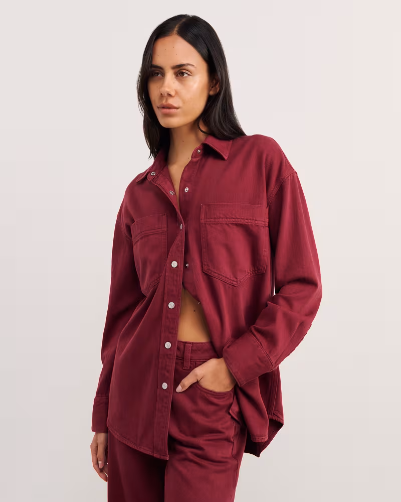 Image of Loe Denim Shacket