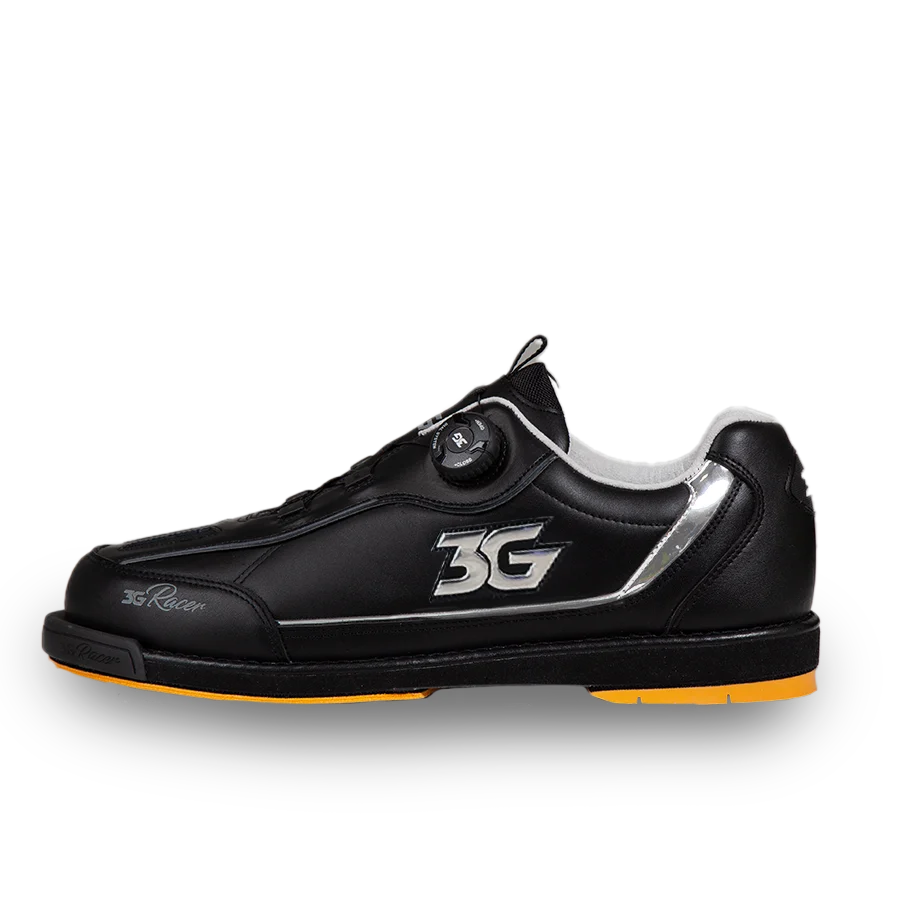 Image of 3G Mens Dial Racer Black Chrome Right Hand Bowling Shoes