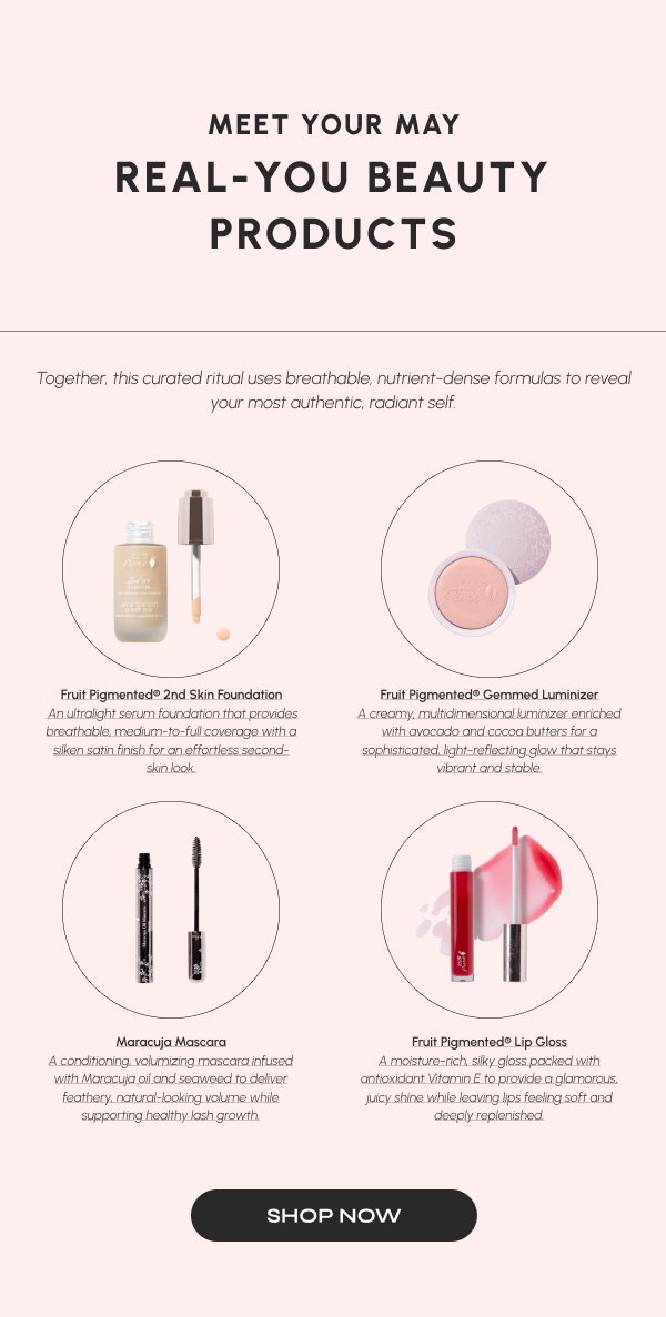 MEET YOUR MAY REAL YOU BEAUTY PRODUCTS