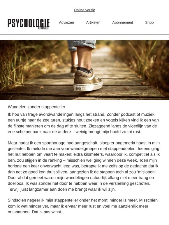 10 redenen om je wandelschoenen aan te trekken | Wat als klaarkomen niet lukt? Een seksuoloog geeft advies.