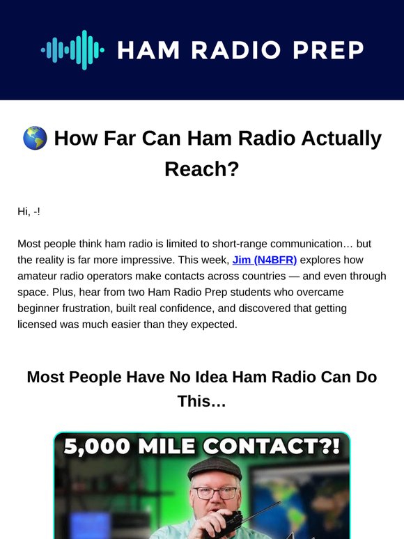 How Far Can Ham Radio Really Reach? 🌎📻