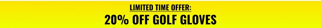 Limited Time Offer: 20% Off Golf Gloves