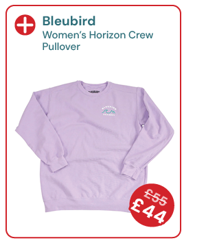 Bleubird Women's Horizon Crew Pullover - Purple. Reduced from £55 to £44. 