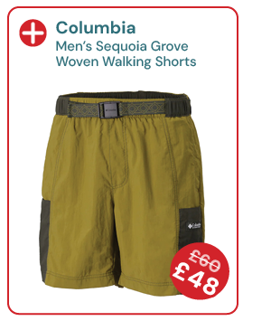 Columbia Men's Sequoia Grove Woven Walking Shorts - Green. Reduced from £60 to £48