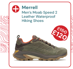 Merrell Men's Moab Speed 2 Leather Waterproof Hiking Shoes - Green. Reduced from £150 to £120.
