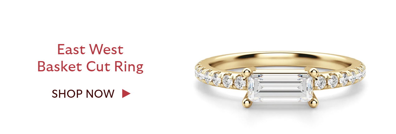 East West Basket Cut Ring