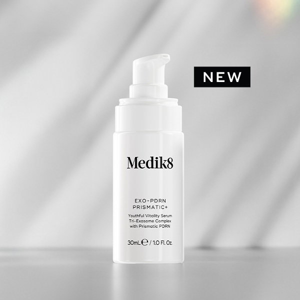Exo-PDRN Prismatic+ serum with a 'NEW' label