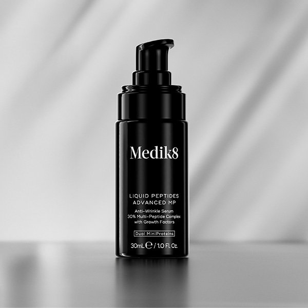 Liquid Peptides Advanced MP serum pump bottle
