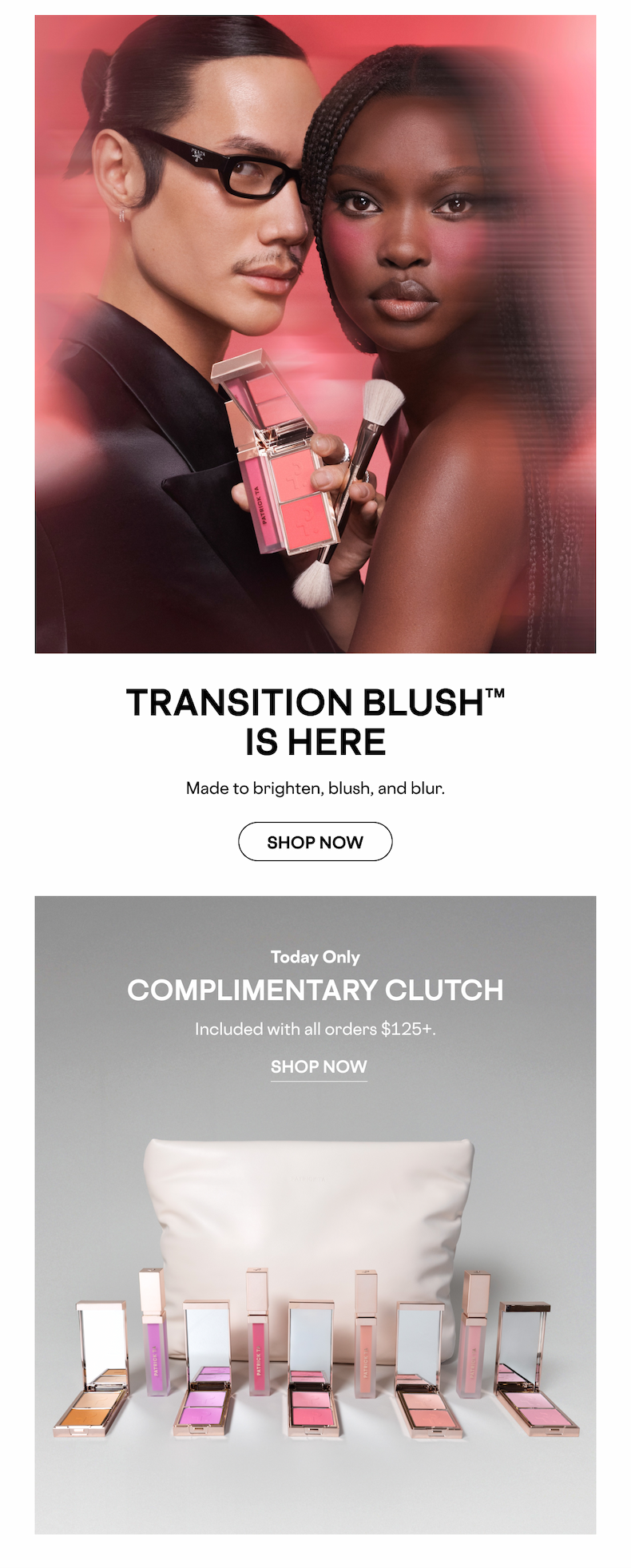 Patrick Ta Transition Blush early access and launch announcement