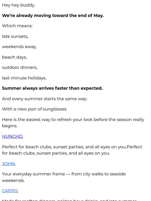 Summer Is Closer Than You Think ☀️