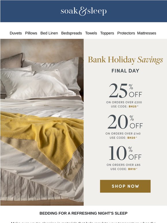 Final Day To Save 25%!