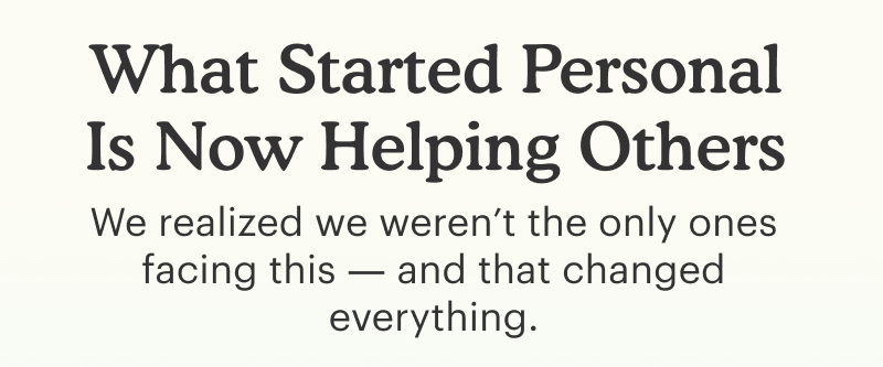 IT STARTED PERSONAL