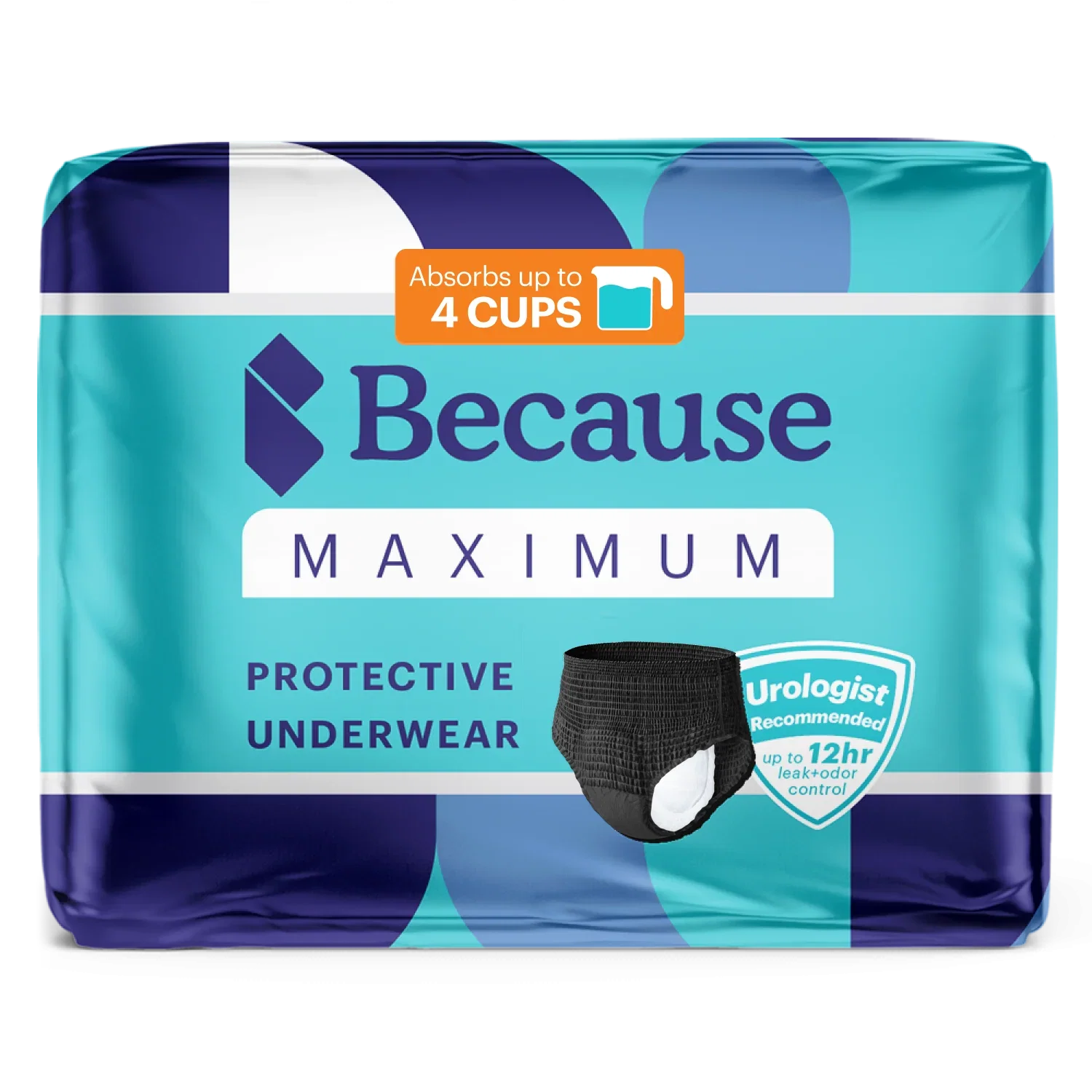 Image of Premium Maximum Plus Underwear for Women - Black