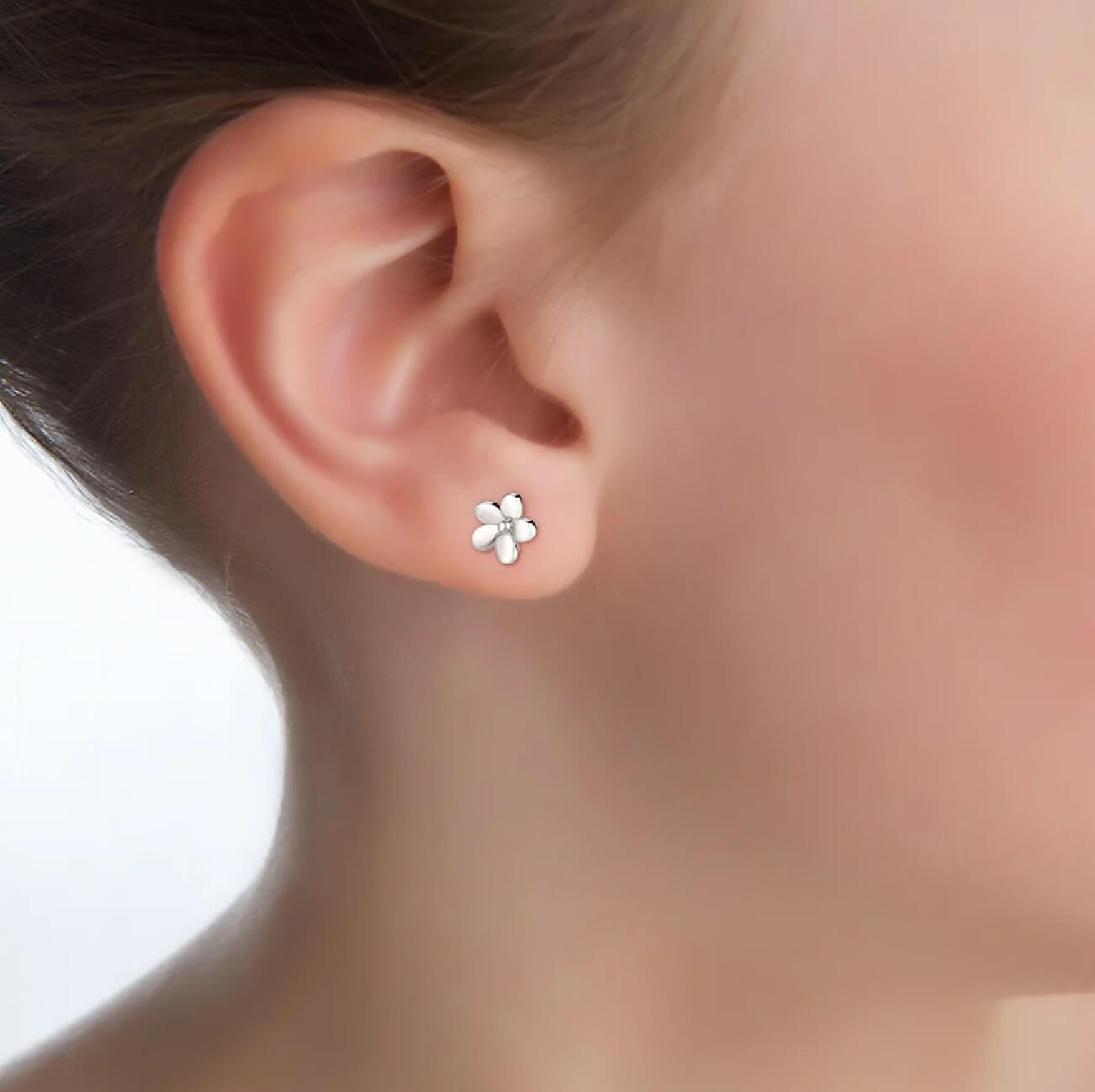 Childrens Flower Stud Earrings