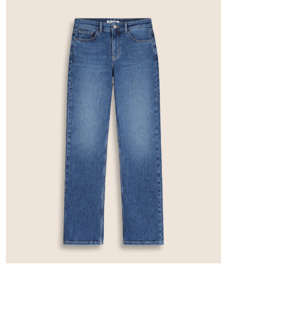 Kim Organic Cotton Stretch Straight Leg Jeans