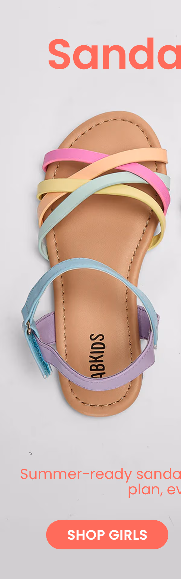 Shop Girls' Sandals
