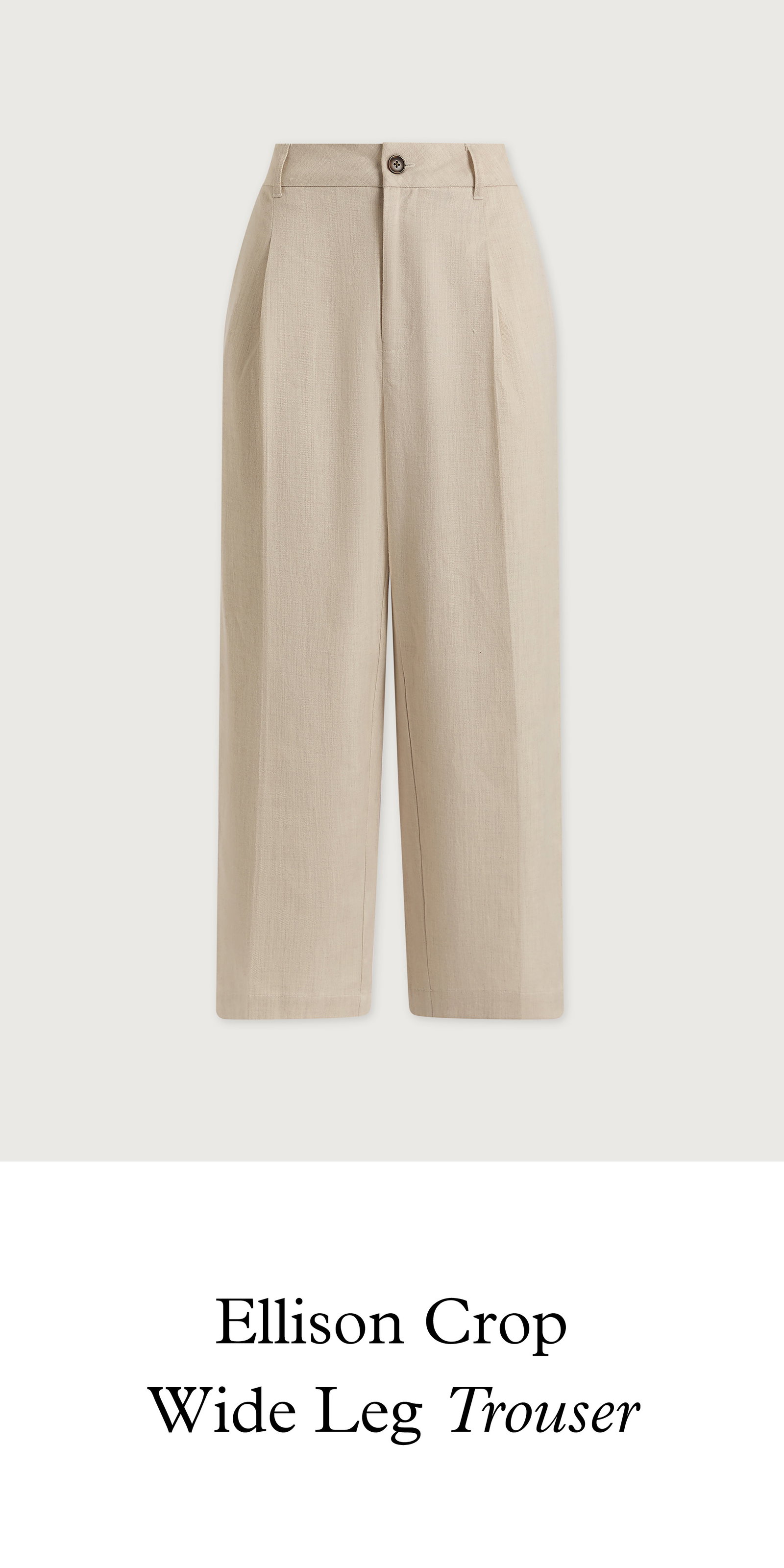 Ellison Crop Wide-Leg Pant 24"