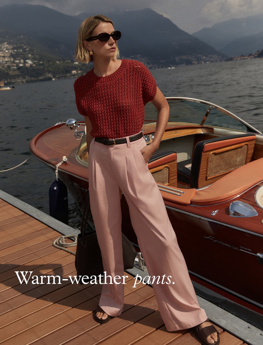 Warm-weather pants.