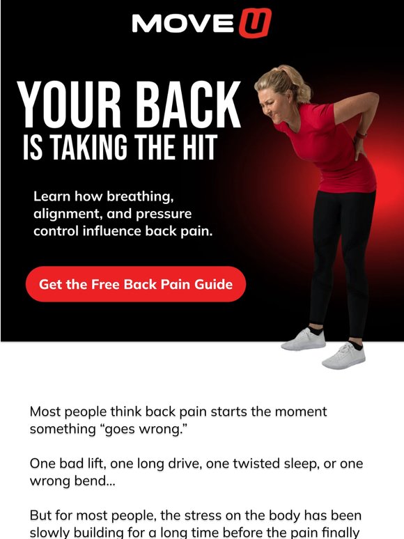 So…your back’s been talking ⚡