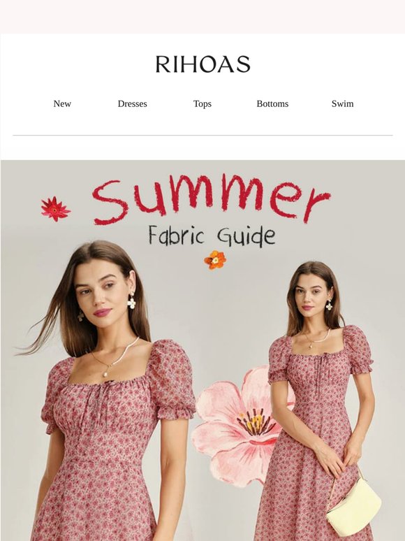 Three fabrics. One effortless summer