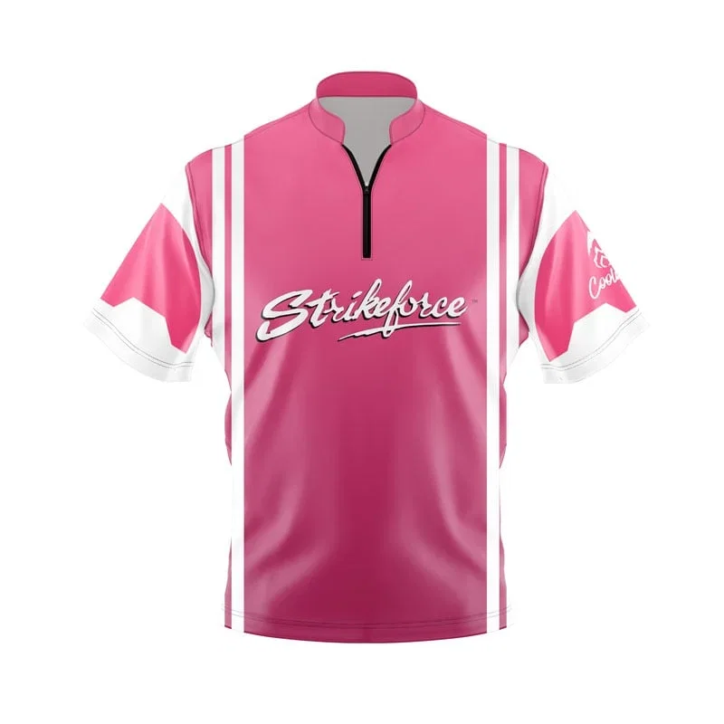 Image of KR Hype LT Pink Fast Track CoolWick Bowling Jersey