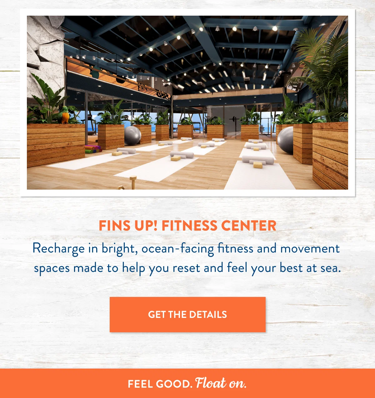 FINS UP! Fitness Center - Get the Details