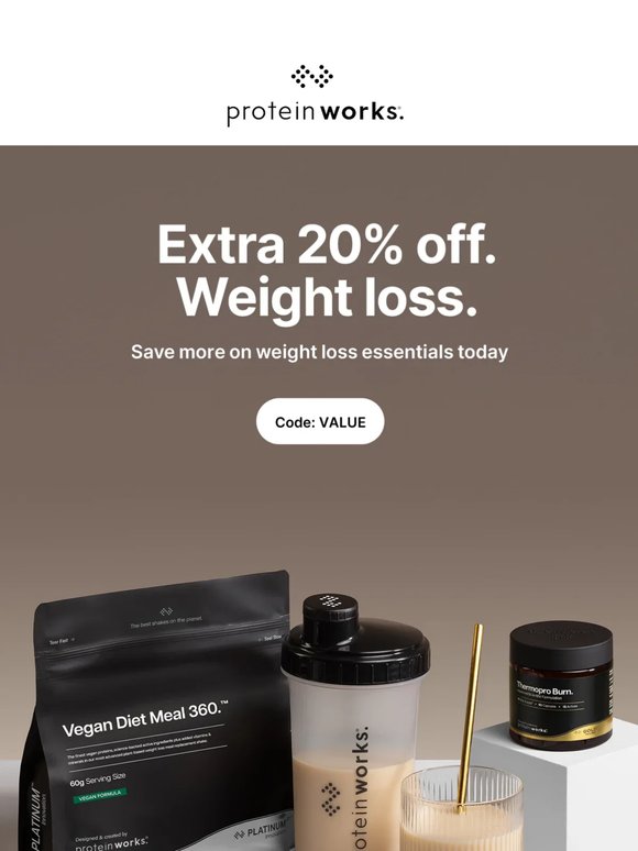 Extra 20% off (selected only)