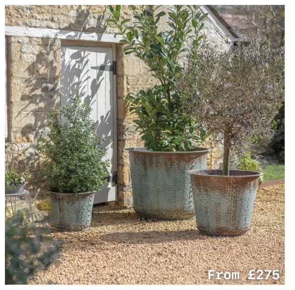 Yarnton Weathered Iron Planter