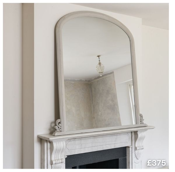 Wilton Ash Overmantle Mirror