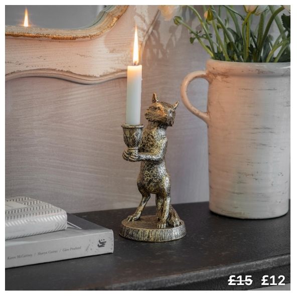 Avening Fox Candle Holder
