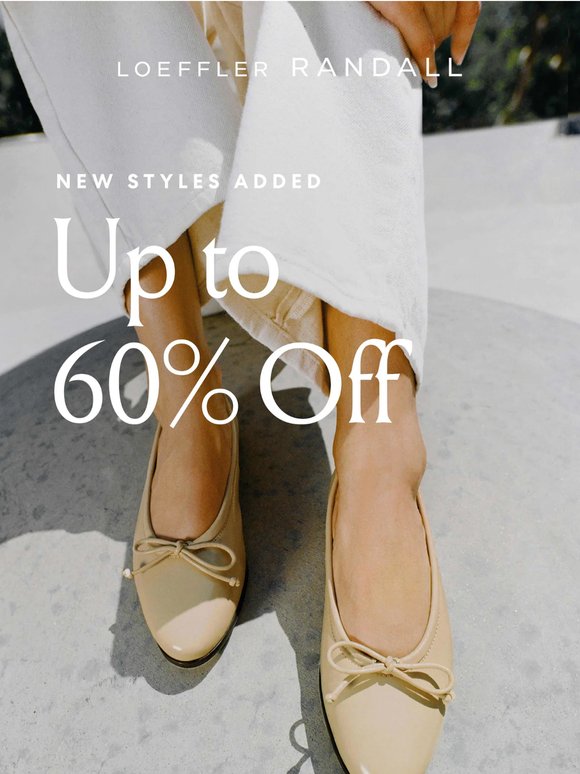 See What's New at Up to 60% Off