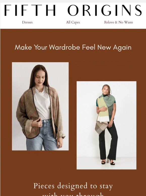 Make Your Wardrobe Feel New Again ❤️