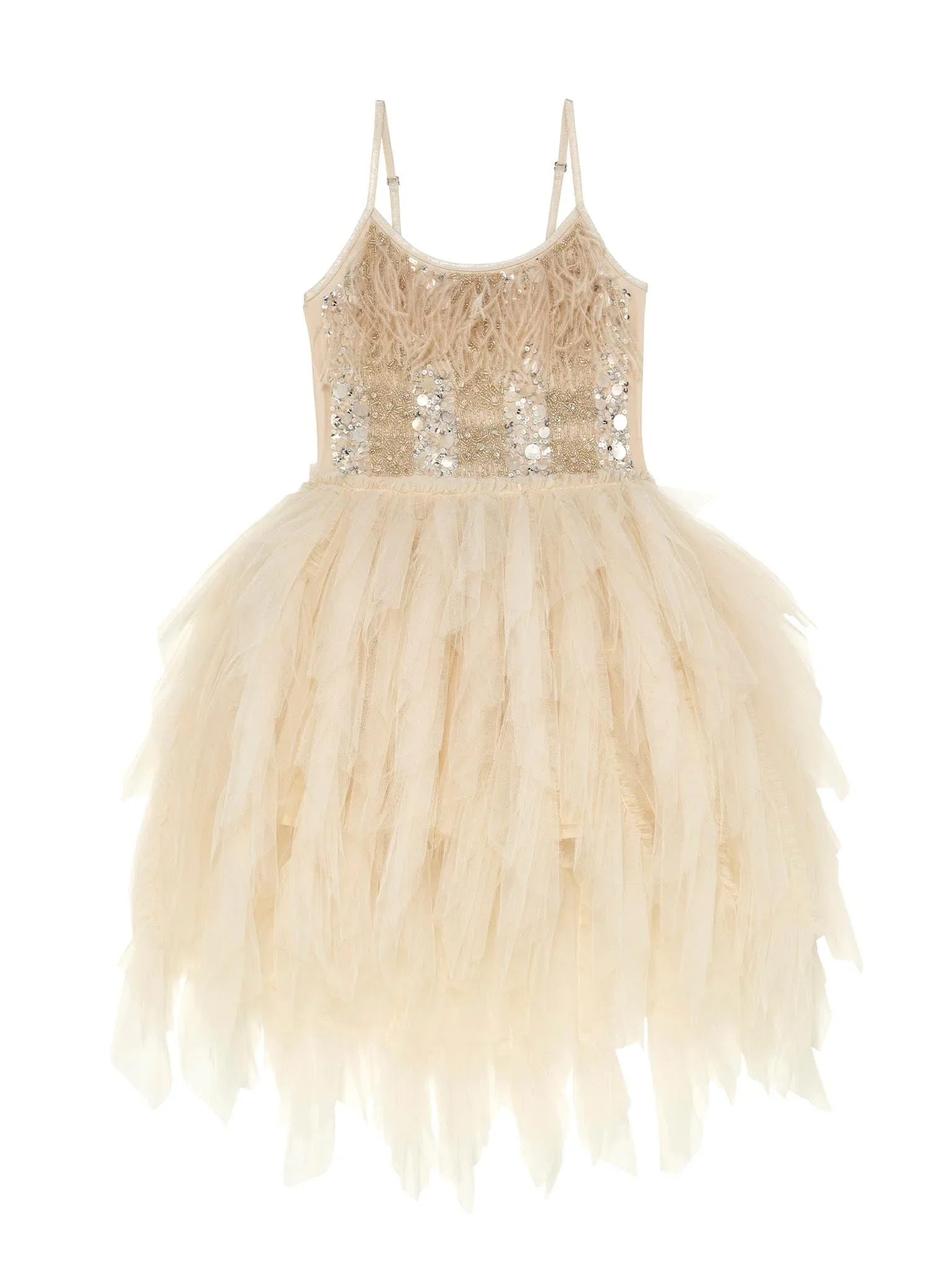Image of Gold Radiance Tutu Dress