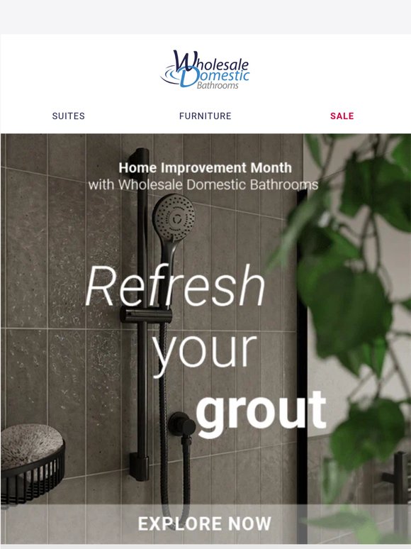 Refresh Your Grout, Revitalise Your Bathroom. ✨