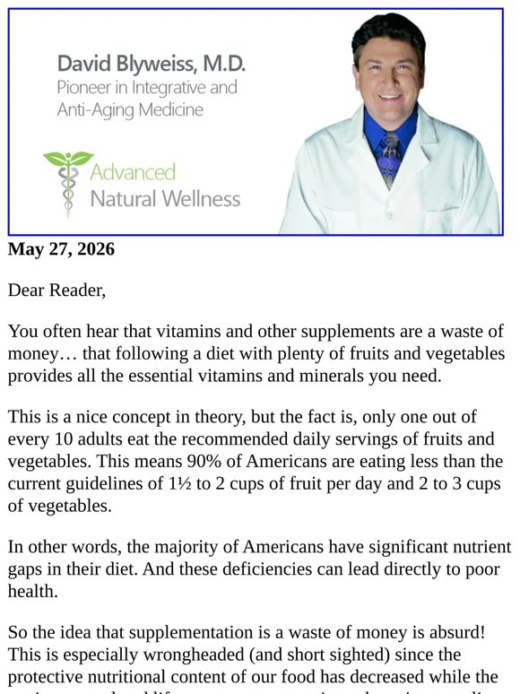 The Real Reason Multivitamins Still Matter