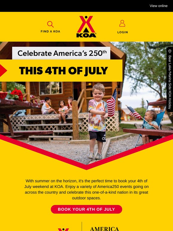 🇺🇸 Celebrate Independence Day the KOA Way 🇺🇸